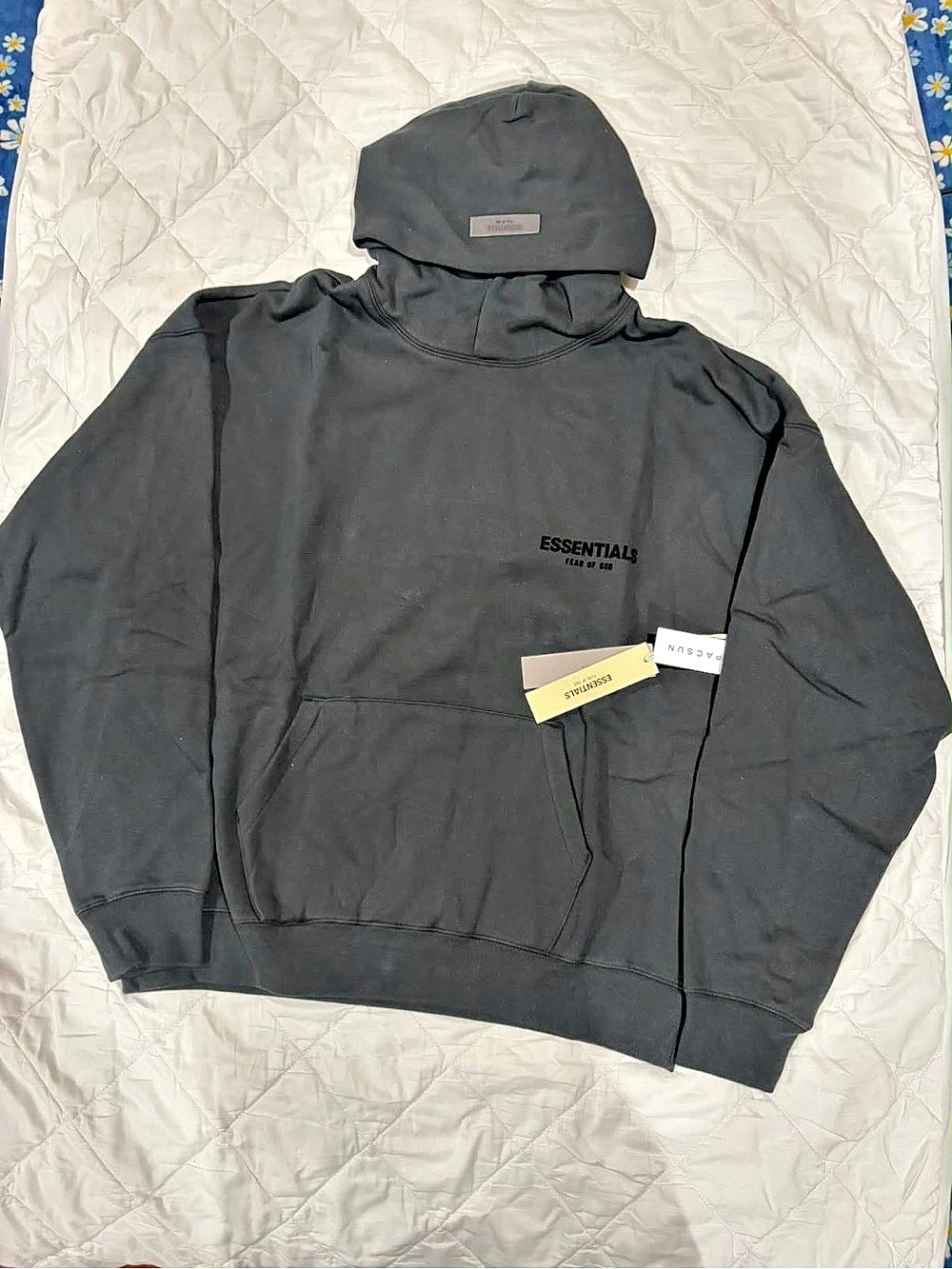FOG Essentials Black Hoodie - Comment for inquires
